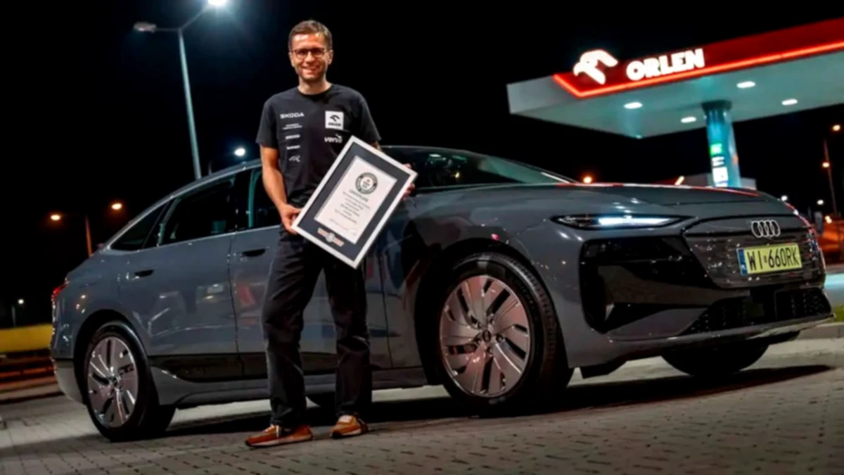 Audi A6 e-tron breaks Guinness record after riding 831 miles
