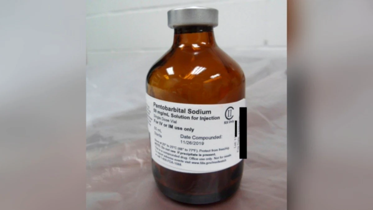 Pentobarbital, the controversial drug used in the failed execution of Christa Pike