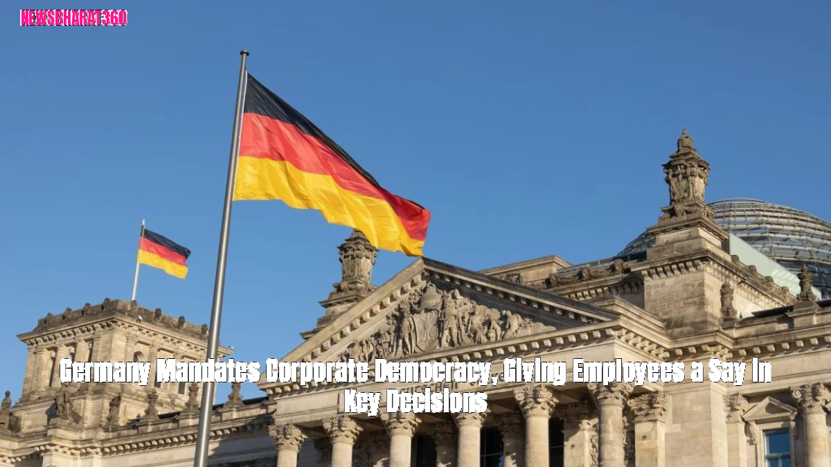 Germany Mandates Corporate Democracy, Giving Employees a Say in Key Decisions