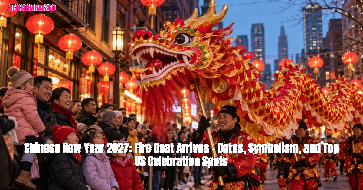 Chinese New Year 2027: Fire Goat Arrives - Dates, Symbolism, and Top US Celebration Spots