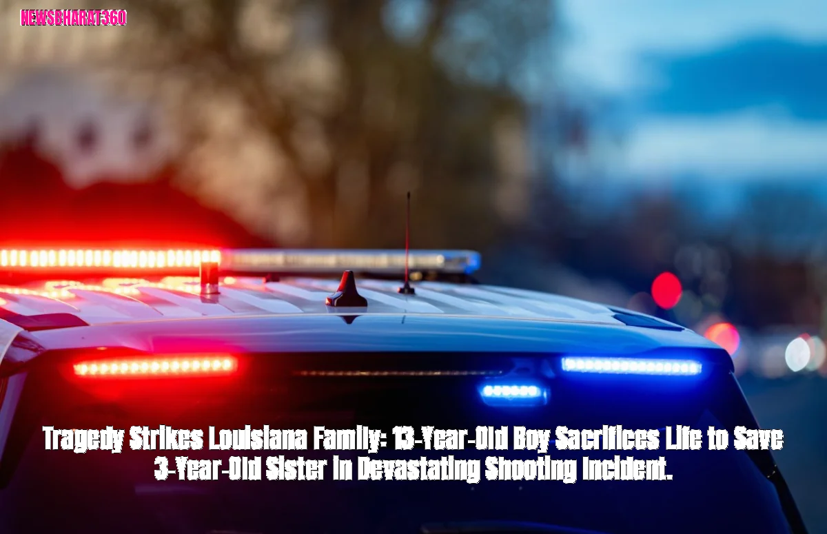 Tragedy Strikes Louisiana Family: 13-Year-Old Boy Sacrifices Life to Save 3-Year-Old Sister in Devastating Shooting Inci