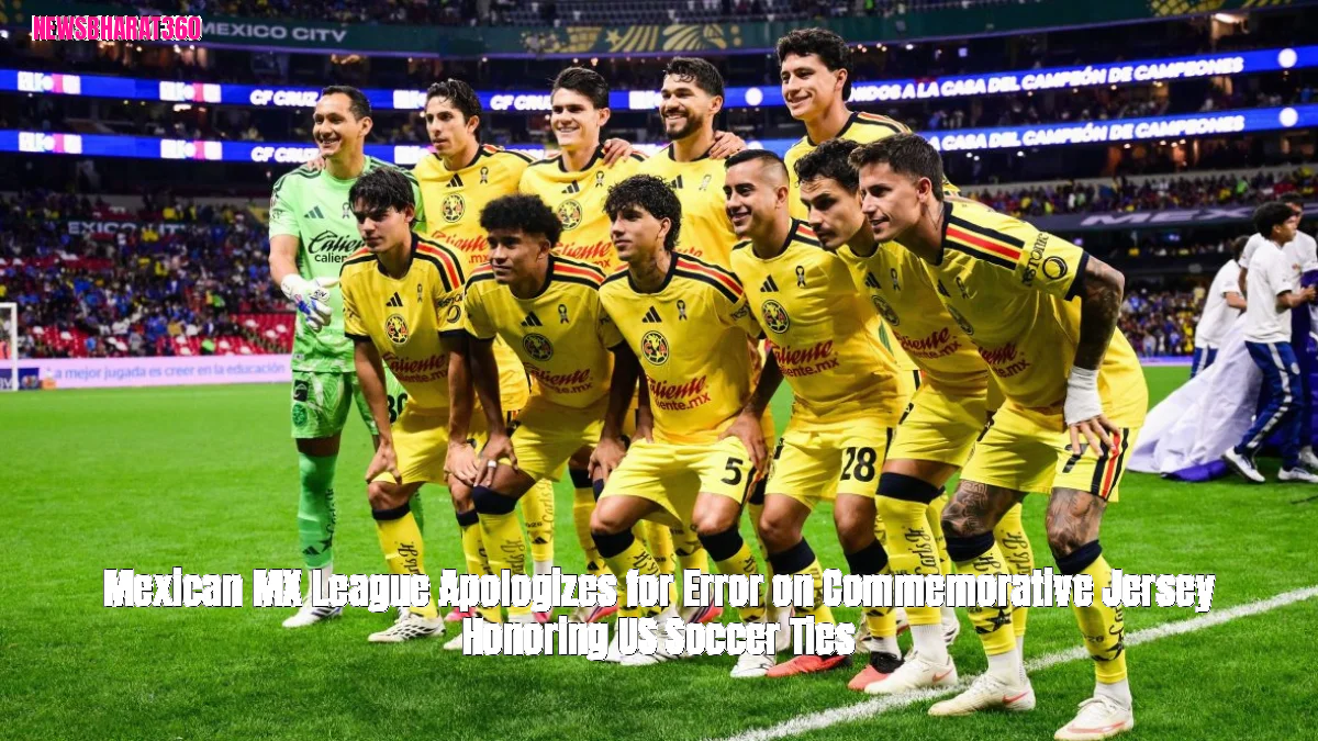 Mexican MX League Apologizes for Error on Commemorative Jersey Honoring US Soccer Ties