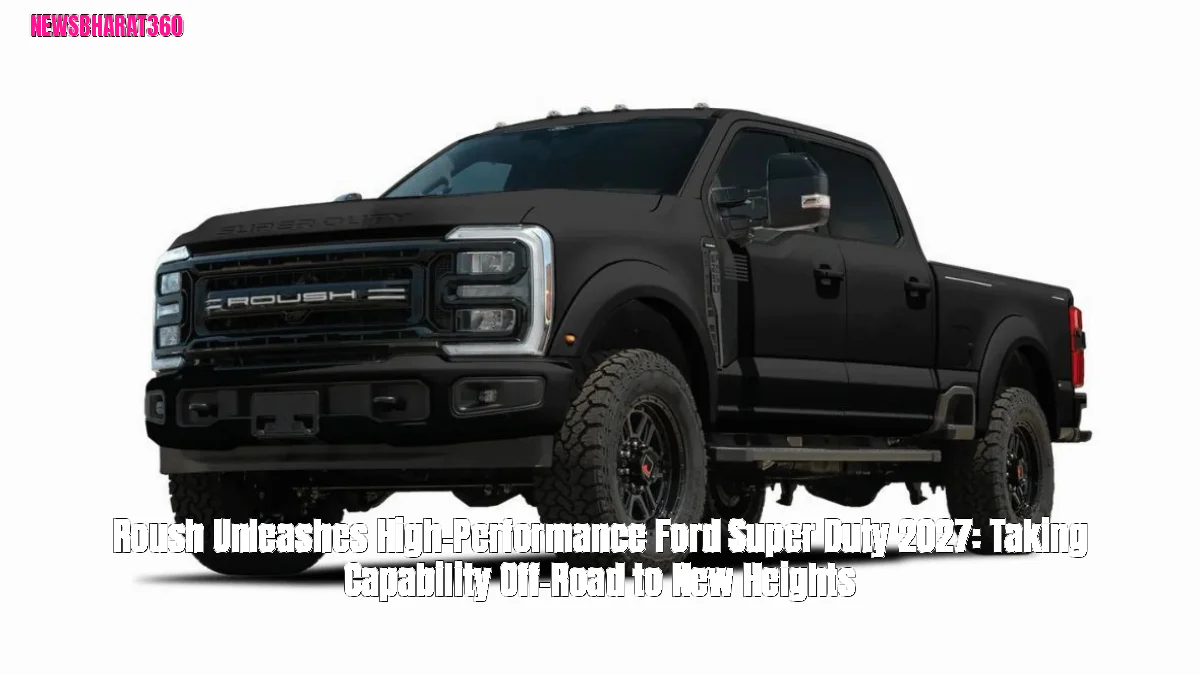 Roush Unleashes High-Performance Ford Super Duty 2027: Taking Capability Off-Road to New Heights