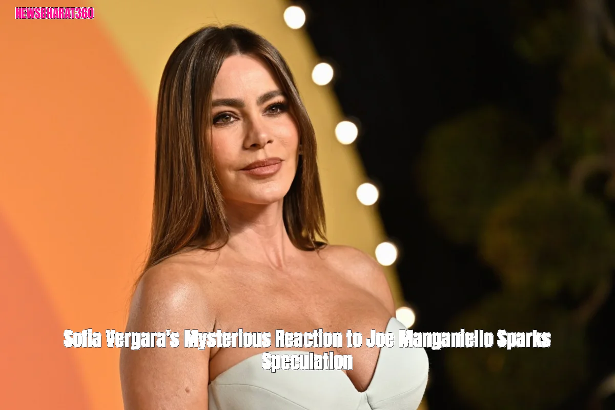 Sofia Vergara's Mysterious Reaction to Joe Manganiello Sparks Speculation