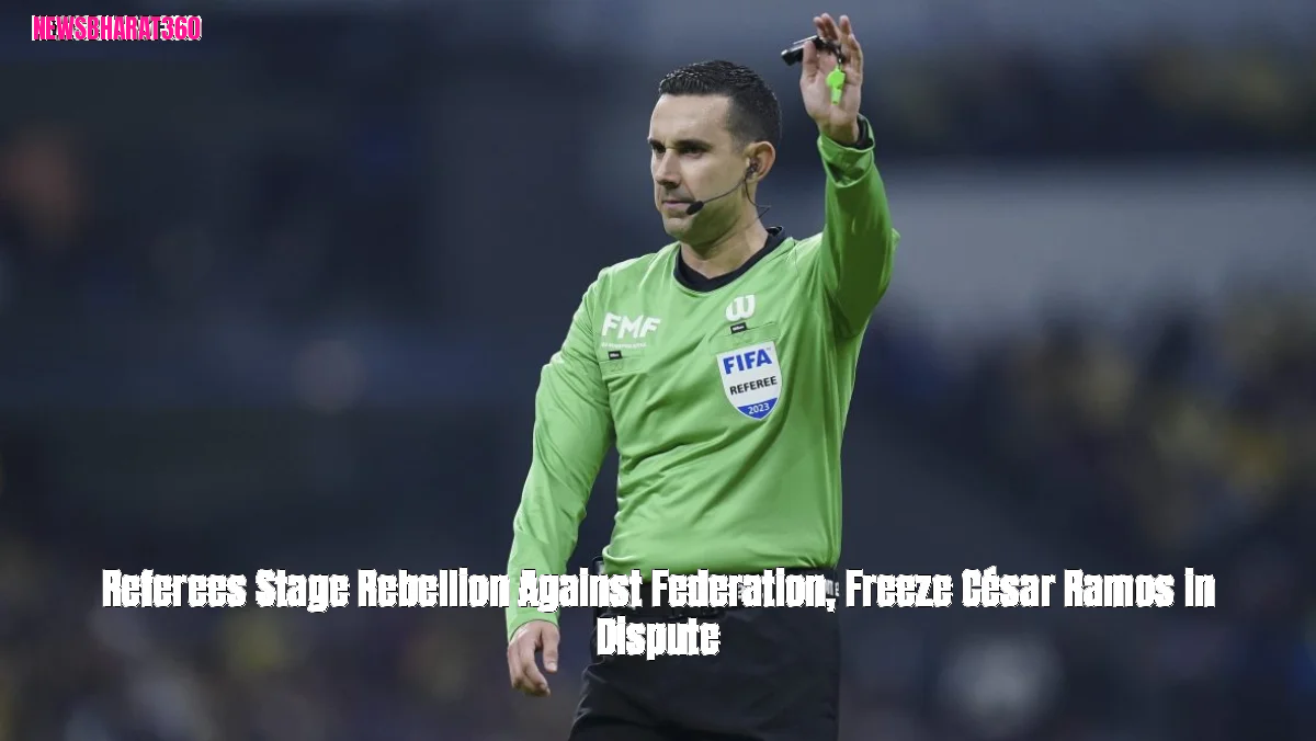 Referees Stage Rebellion Against Federation, Freeze César Ramos in Dispute
