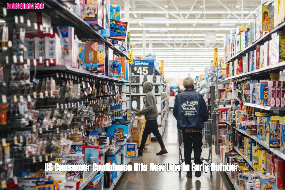 US Consumer Confidence Hits New Low in Early October.