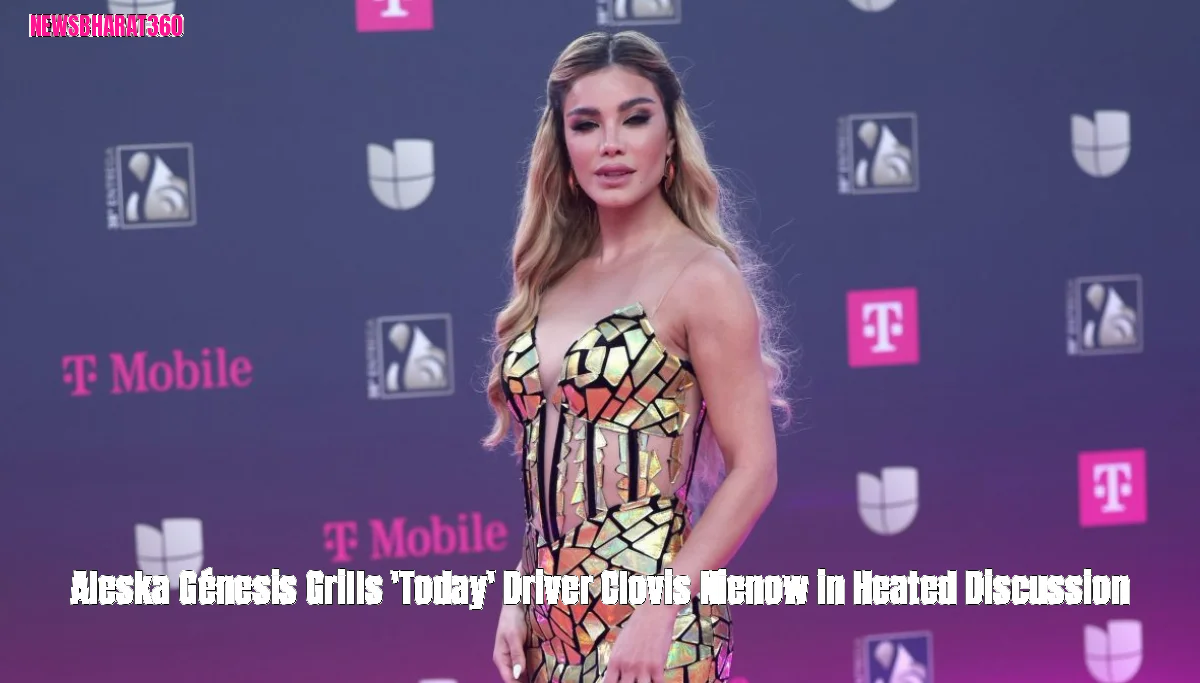 Aleska Génesis Grills 'Today' Driver Clovis Nienow in Heated Discussion