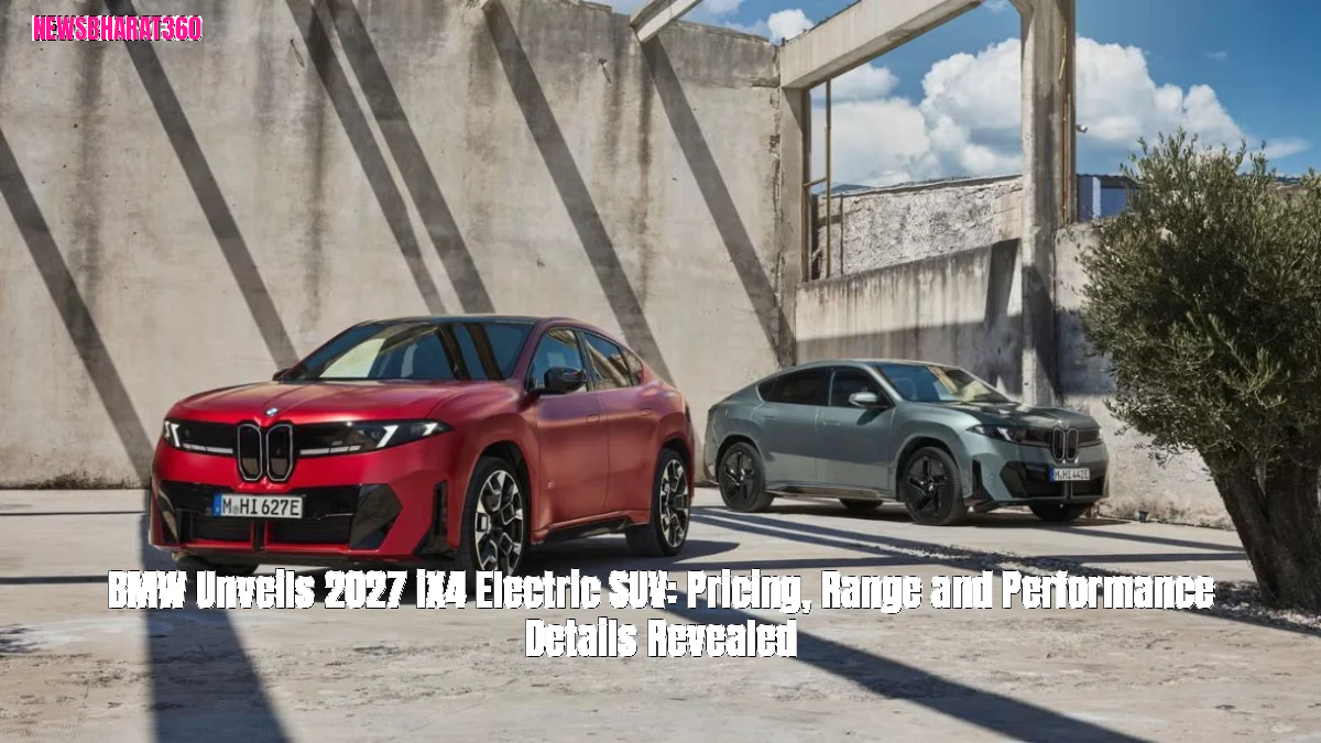 BMW Unveils 2027 iX4 Electric SUV: Pricing, Range and Performance Details Revealed