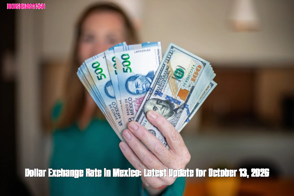 Dollar Exchange Rate in Mexico: Latest Update for October 13, 2026