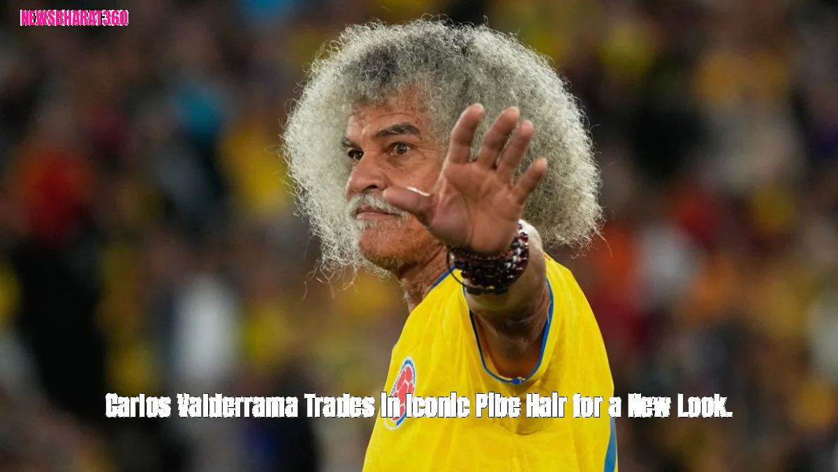 Carlos Valderrama Trades in Iconic Pibe Hair for a New Look.