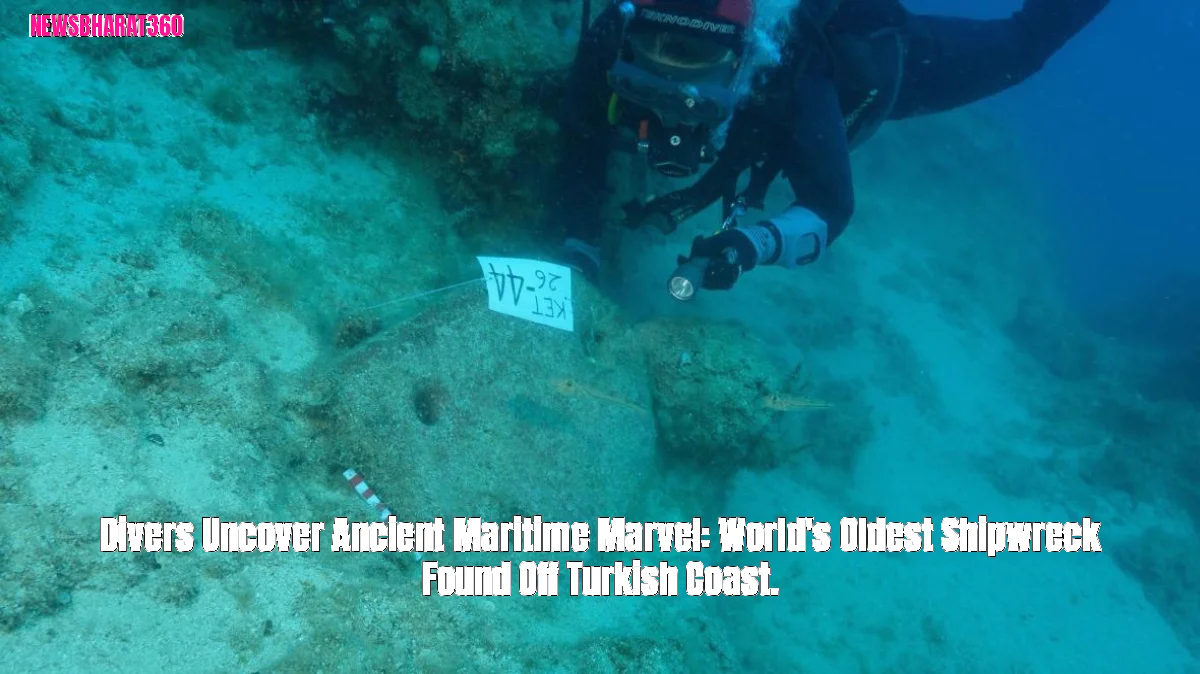 Divers Uncover Ancient Maritime Marvel: World's Oldest Shipwreck Found Off Turkish Coast.