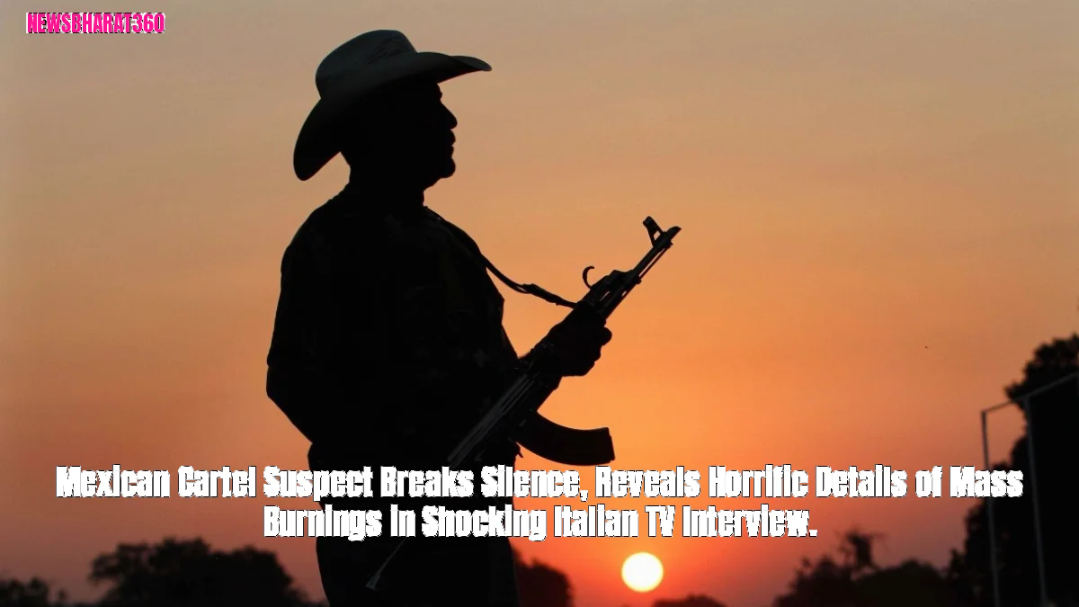 Mexican Cartel Suspect Breaks Silence, Reveals Horrific Details of Mass Burnings in Shocking Italian TV Interview.