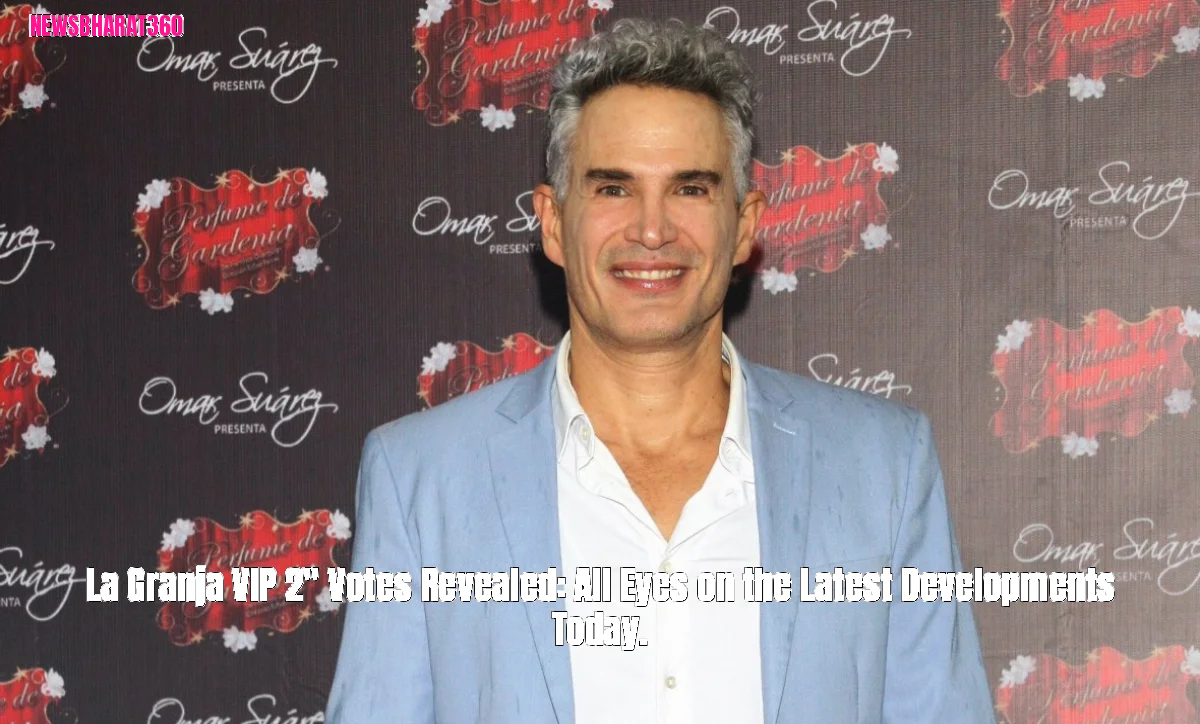 La Granja VIP 2" Votes Revealed: All Eyes on the Latest Developments Today.