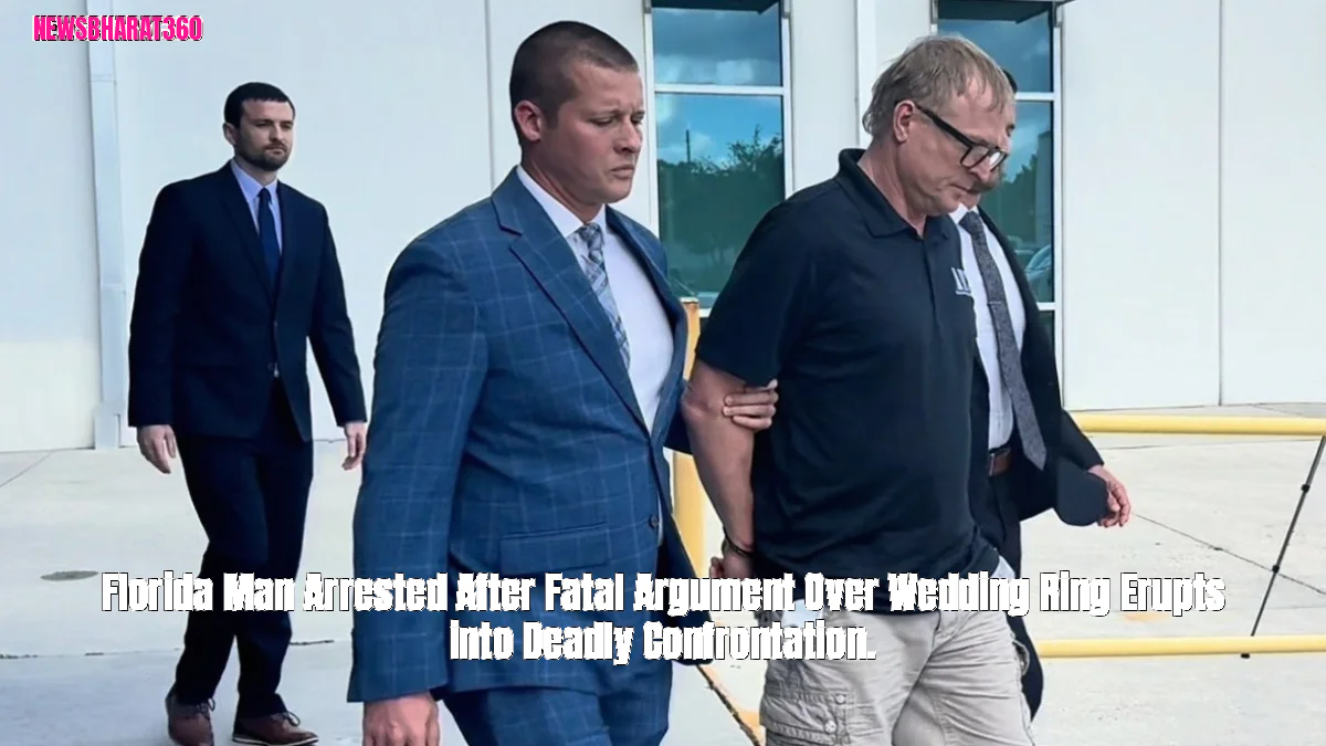 Florida Man Arrested After Fatal Argument Over Wedding Ring Erupts into Deadly Confrontation.