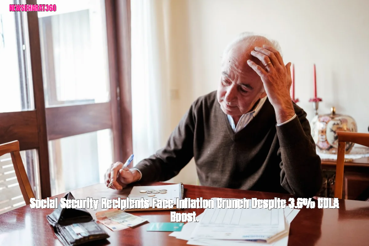 Social Security Recipients Face Inflation Crunch Despite 3.6% COLA Boost.