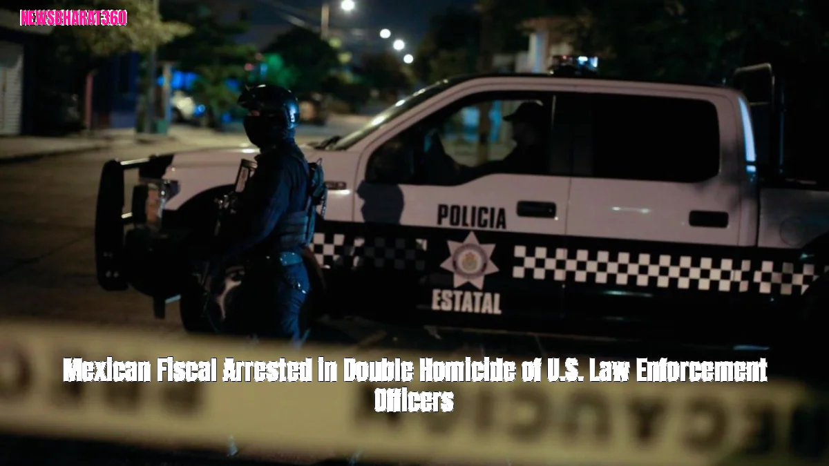 Mexican Fiscal Arrested in Double Homicide of U.S. Law Enforcement Officers