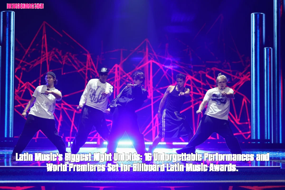 Latin Music's Biggest Night Unfolds: 16 Unforgettable Performances and World Premieres Set for Billboard Latin Music Awa