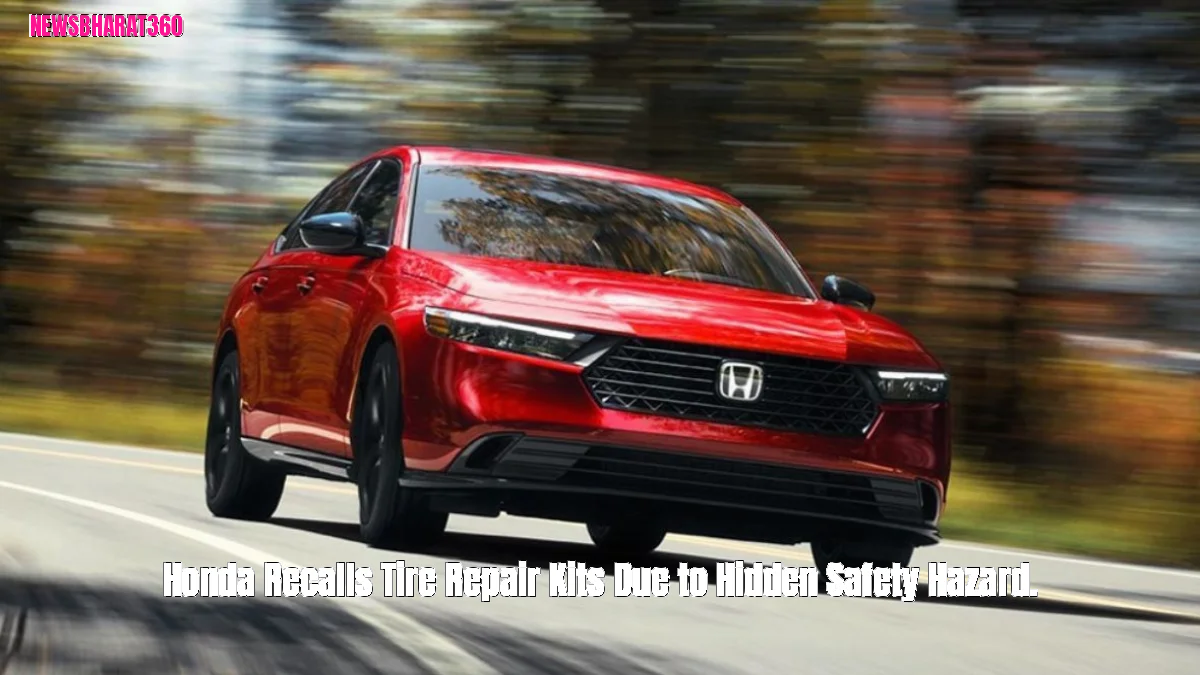 Honda Recalls Tire Repair Kits Due to Hidden Safety Hazard.