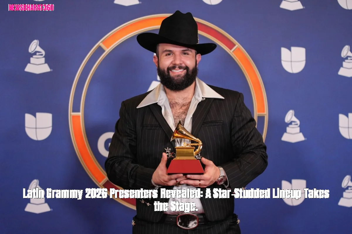 Latin Grammy 2026 Presenters Revealed: A Star-Studded Lineup Takes the Stage.