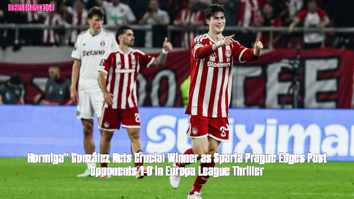 Hormiga" González Nets Crucial Winner as Sparta Prague Edges Past Opponents 1-0 in Europa League Thriller