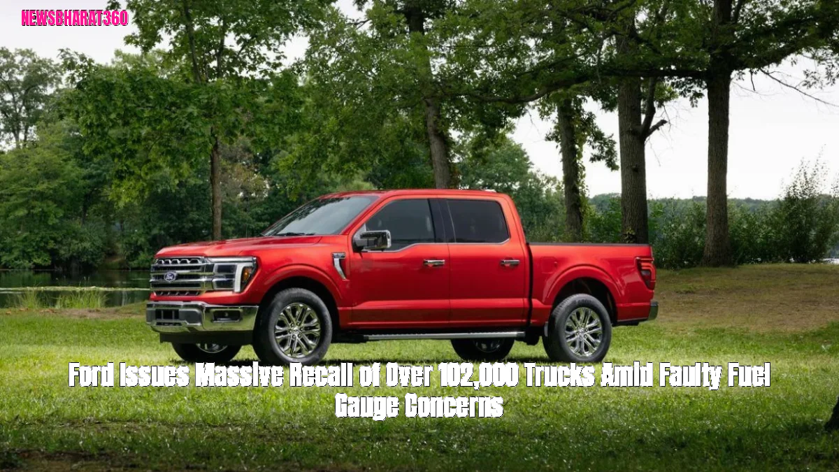 Ford Issues Massive Recall of Over 102,000 Trucks Amid Faulty Fuel Gauge Concerns