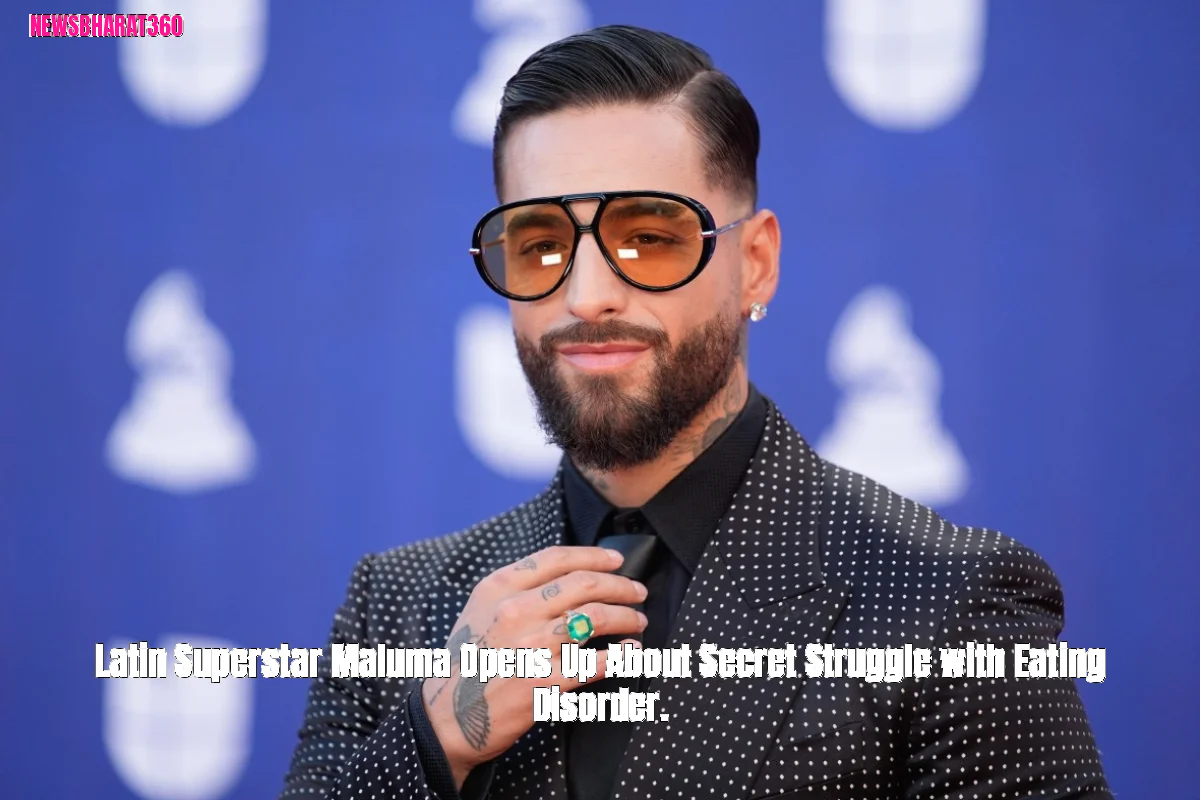 Latin Superstar Maluma Opens Up About Secret Struggle with Eating Disorder.
