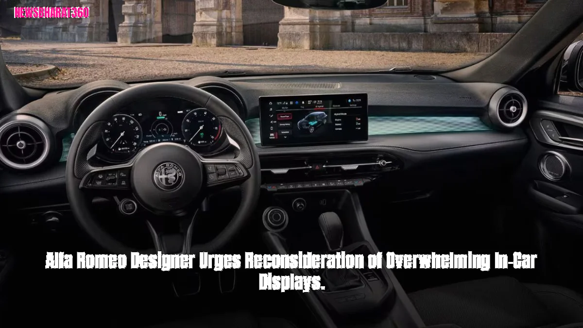 Alfa Romeo Designer Urges Reconsideration of Overwhelming In-Car Displays.
