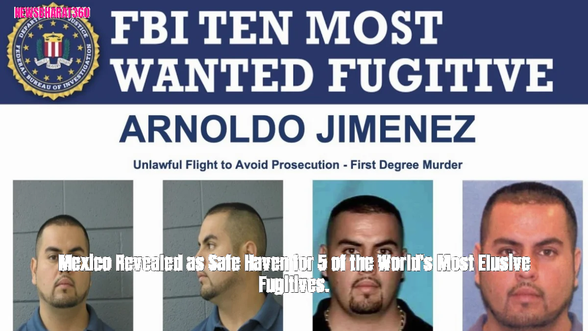Mexico Revealed as Safe Haven for 5 of the World's Most Elusive Fugitives.