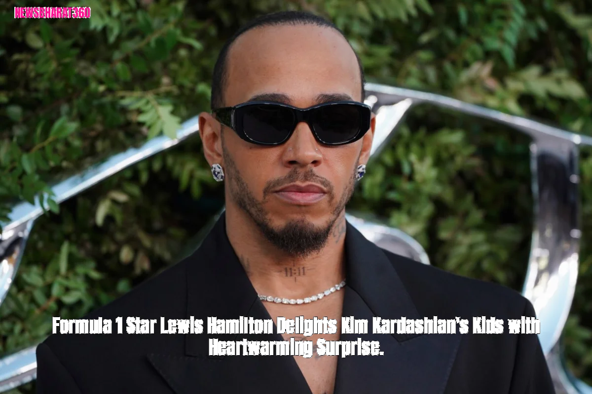 Formula 1 Star Lewis Hamilton Delights Kim Kardashian's Kids with Heartwarming Surprise.