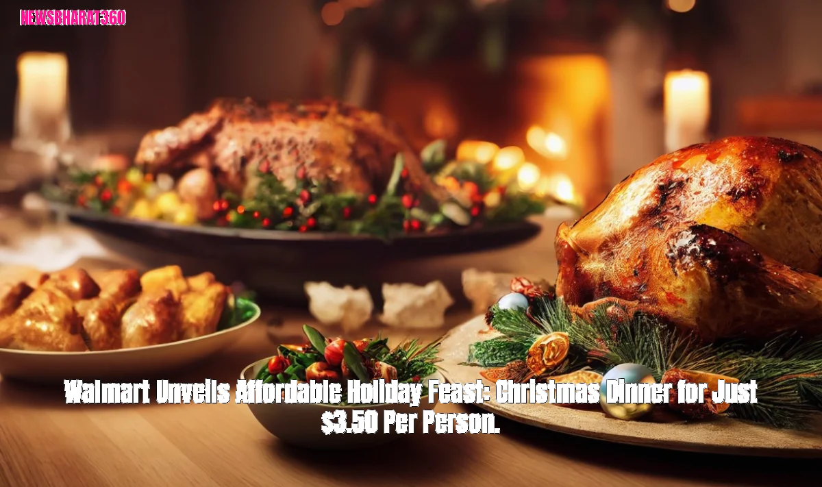 Walmart Unveils Affordable Holiday Feast: Christmas Dinner for Just $3.50 Per Person.