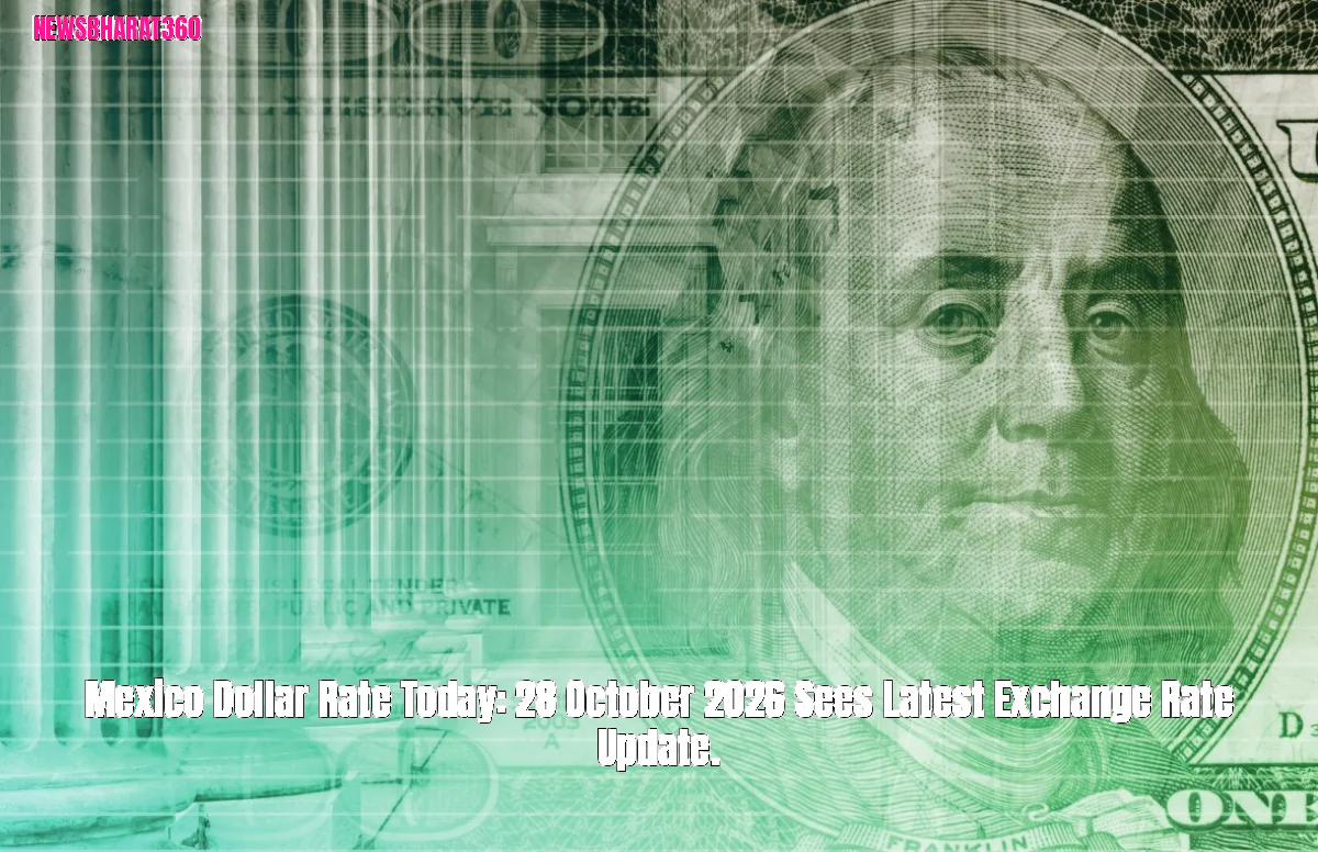 Mexico Dollar Rate Today: 28 October 2026 Sees Latest Exchange Rate Update.