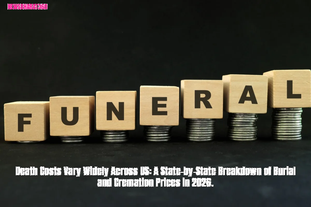Death Costs Vary Widely Across US: A State-by-State Breakdown of Burial and Cremation Prices in 2026.