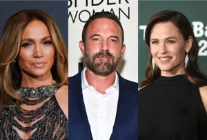 Jennifer Lopez, Ben Affleck, and Jennifer Garner met at a Christmas event