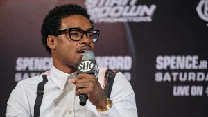 Errol Spence predicts possible fight Vergil Ortiz and Jaron Ennis