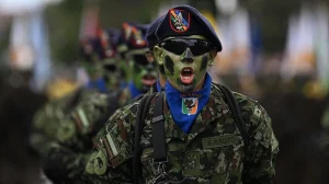 What is known about the 15 minors killed in bombings by the Colombian army