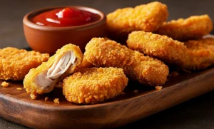 They warn that dinosaur-shaped chicken nuggets could contain lead