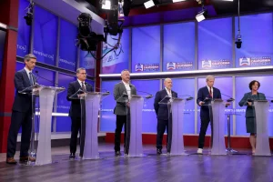 Six candidates for governor of California debate key policies
