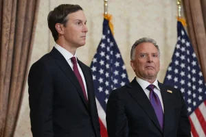 Donald Trump's son-in-law and Steve Witkoff take on the challenge of negotiating an agreement agreement between...