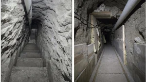 The drug tunnel found on the border between Tijuana and California belonged to the CJNG