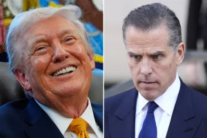 Donald Trump mocks Hunter Biden as a Democratic presidential candidate
