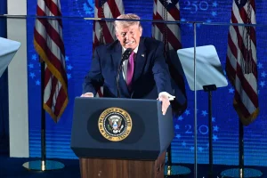 The US is the freest and strongest nation in history, says Donald Trump