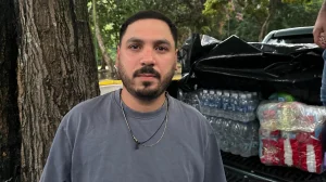 The Venezuelan chef who traveled to Caracas to offer meals to the victims of the La Guaira earthquakes