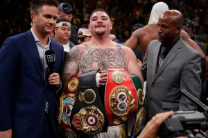 Andy Ruiz and Eddie Hearn joined forces for the Mexican's return to the ring