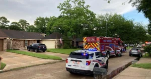 Lightning strikes a house in Texas and electric shock hits a teenager who was using his computer
