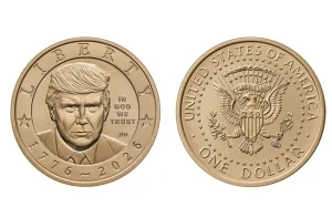 Trump will have a $1 gold coin with his face on it