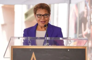 Karen Bass faces questions over chats that are deleted every 24 hours and complicate access to official records