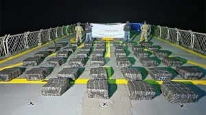 Mexican Navy seized more than a ton of cocaine inside a ship in the Pacific