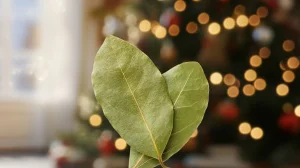 Why put a bay leaf on the Christmas tree for luck